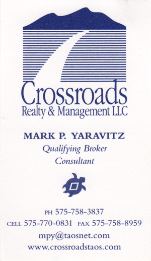 Crossroads card